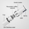 Portable Capsule Coffee Machine Kitchen Household Stainless Steel Automatic - Image 3