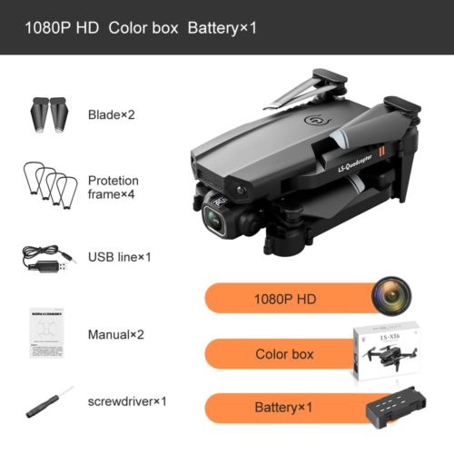 Quadcopter Single Camera 1080P Aerial shot FPV remote control