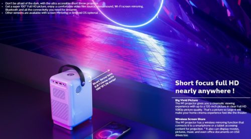 Projector - (project upto 3m x1m)
