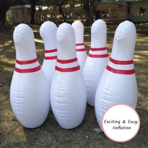 Giant Inflatable Bowling Set for Kids Outdoor Lawn Yard Games - Image 4