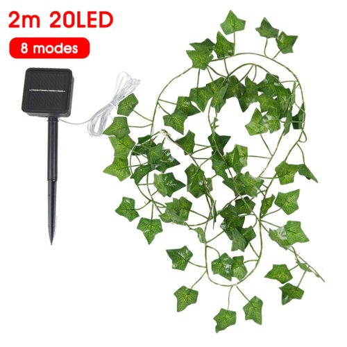 Solar Ivy String Lights, Artificial Vine Lights - Home Decor - Image 7