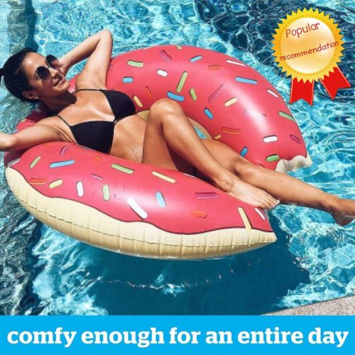 Inflatable Colorful Swimming Ring Float - Image 2