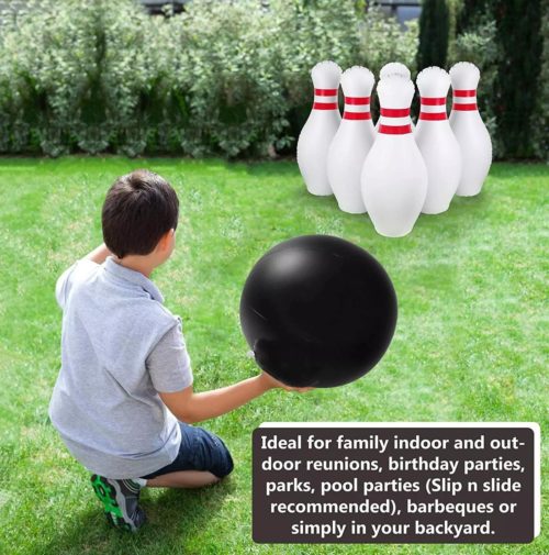 Giant Inflatable Bowling Set for Kids Outdoor Lawn Yard Games - Image 6