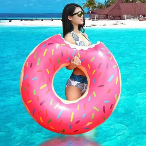 Inflatable Colorful Swimming Ring Float