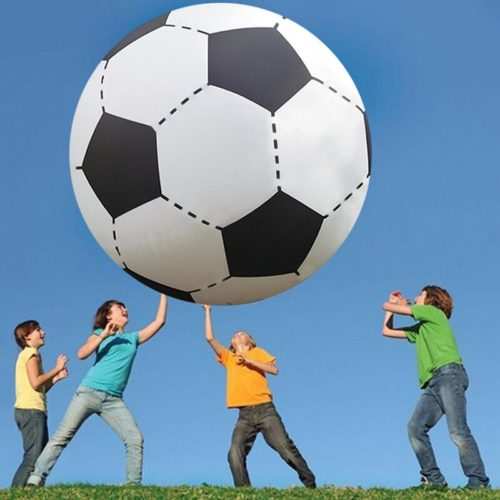 150cm Beach Ball Inflatable Giant Football Soccer Children Kid Outdoor Play Games Balloon - Image 2