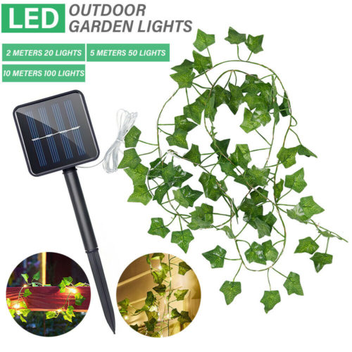 Solar Ivy String Lights, Artificial Vine Lights - Home Decor - Image 5