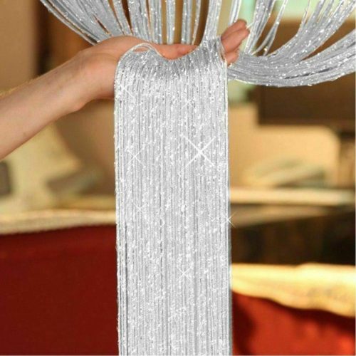 Thread String Curtains Door Tassel Bead Sheer Drape 1*2M - Image 8