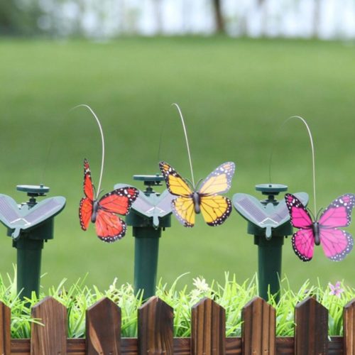Solar Powered Dancing Fluttering Butterflies ( Simulation) Garden Decor - Image 2