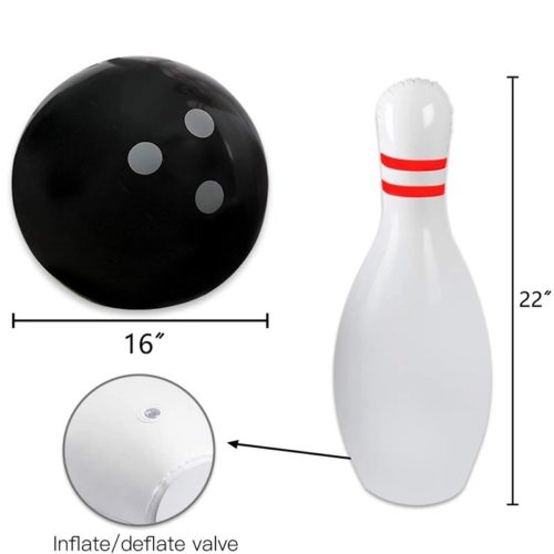 Giant Inflatable Bowling Set for Kids Outdoor Lawn Yard Games - Image 2
