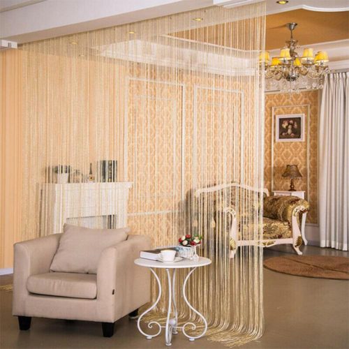 Thread String Curtains Door Tassel Bead Sheer Drape 1*2M - Image 4