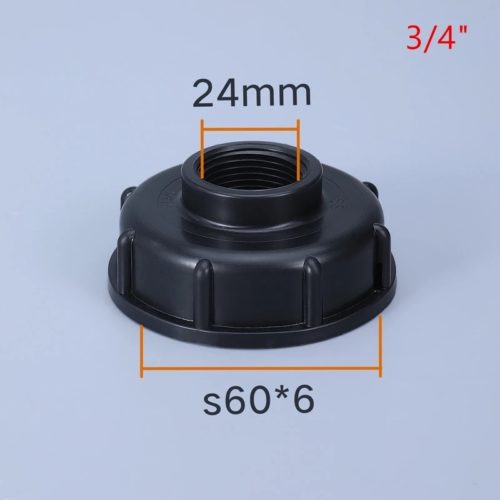 S60x6 Coarse Thread IBC Water Pipe 1/2 Inch Tap Cap Tank Adapter Compatible with IBC Tank - Image 10
