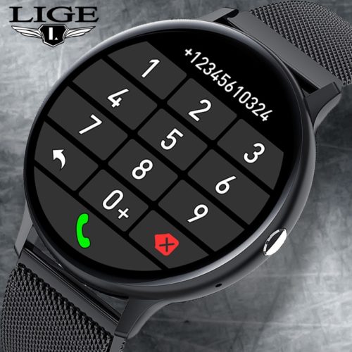 Bluetooth Smart call Watch Fitness phone Full Touch Dial IP67 Waterproof 4G ROM