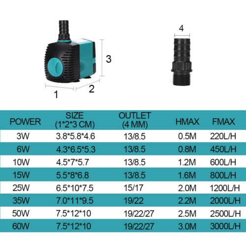Ultra-Quiet Submersible Water Pump Filter for Aquarium - Image 6