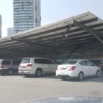 10 KW Solar Lighting and Shading Structures for Parking 12 m x 5 mtr